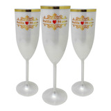 10 Taças Champagne Champanhe Personalizada Noivos Casamento