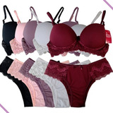 Langerie Femininas Lingerie Atacado Kit C/ 5 Conjuntos