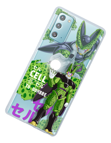 Funda Para Galaxy Dragon Ball Z Cell Con Personalizacion