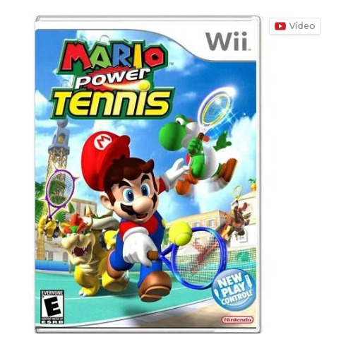 Mario Power Tennis Seminovo  Wii