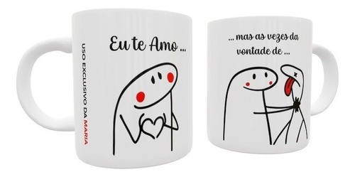 Caneca Xícara Flork Meme Vários Mod. Personalizado C/ Nome.