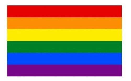 Bandera Lgbt 1.00 X 1.5mtrs Poliester Estampado