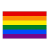 Bandera Lgbt 1.00 X 1.5mtrs Poliester Estampado