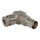 Conector Bnc Femea Angular 0,6x3,7 Solda - 10 Unidades