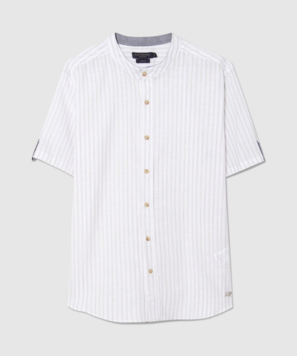 Camisa Hombre Patprimo M/c Blanco Algodón 44012910-61093