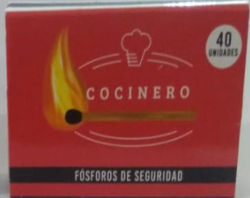 Fosforo Cocinero Pack 100 Cajitas De 40 Fosforos