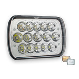 Par Faro Led Unidad 5x7 Rectangular Bicolor 15 Led 