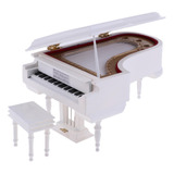 Mini Modelo De Piano Decorativo Creativo Musical Madera +