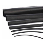 Termofit Negro Diametro 0.6mm 5 Metros Termocontractil