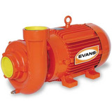 Bomba Industrial Eléctrica Evans 5hp Trifásica 3x3 Color Naranja Frecuencia 60 Hz