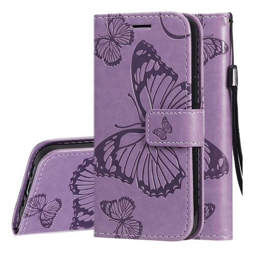 Cotdinforca Para Samsung Galaxy A70 Funda Pu Cuero Mariposa