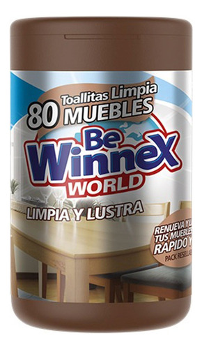 Toallitas Limpia Muebles - Winnex - 80 Uds.