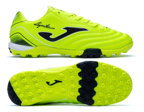 Tenis Guayos Sintetica Joma Aguila Amarillo Fosforescente