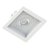 Spot Mr16 Dicroica Quadrado Recuado + Lampada Led 6w Stella Cor Branco Cor Da Luz Branco Quente 2700k 110v/220v