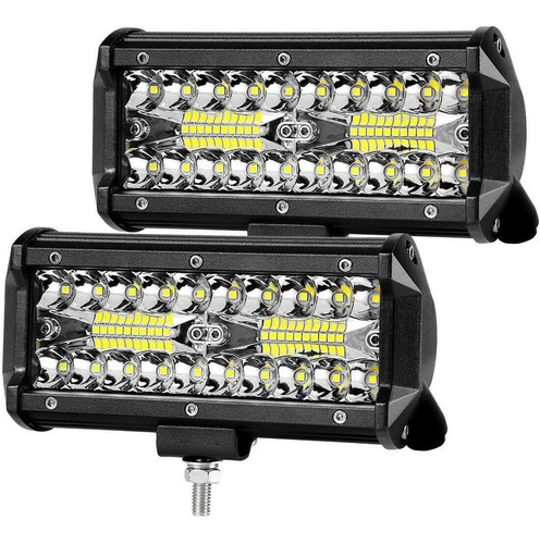 Par De Faros Barras Auxiliar Led Cree 120w Spot/flood A-vip