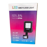 Foco Led 10w Con Sensor Exterior 800lm