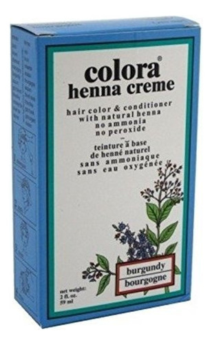 Henna Para Cabello - Colora Henna Creme Hair Color Borgo