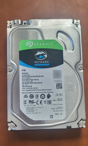 Disco Duro Interno 4tb Sata Seagate St4000vx007