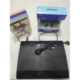 Playstation 3 Super Slim 500 Gb - 1 Joystick-5 Juegos