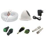 Cabo 50m Coaxial Cftv, Fonte3a,conectores, Protetor V5c6cf3d