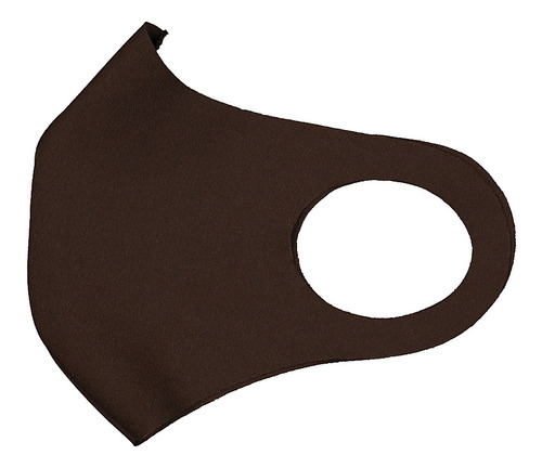 Máscaras Para Adulto Lavável De Neoprene Marrom 3 Unidade