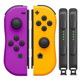 Joy Pad Nintendo Switch Morado Naranja