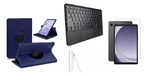 Forro 360 Para Tablet + Teclado (mouse) + Vidrio + Pencil