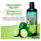Shampoo Con Bergamota, Colágeno Hidrolizado, Contra Calvicie
