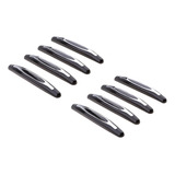 8 X Negro Puerta De Coche De Parachoques Body Decor