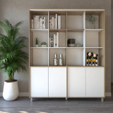 Modular Biblioteca Mueble Organizador Minimalista 4 Ptas