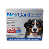 Nexgard 25 A 50kg Antipulgas Carrapatos Caixa 3 Comprimidos