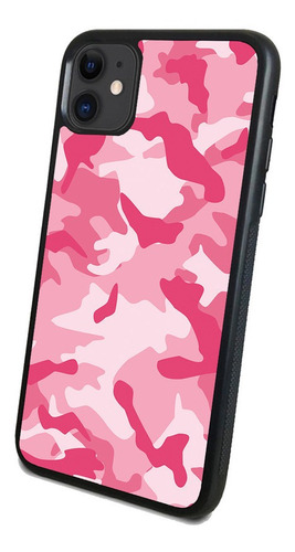 Funda Celular Diseño Militar Rosa Todos Los Modelos