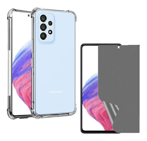 Capa Capinha +pl Hidrogel Hd Privacidade Para Galaxy A53 5g