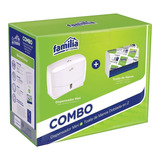 Combo Dispensador Mini Toalla Doblada +1 Repuesto Toalla