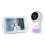 Baba Eletronica Hubble Connected Nursery Pal Glow Wifi 5 Cor Branco