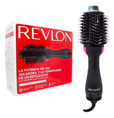 Revlon Cepillo Secador Pelo Voluminizador Anti Frizz Negro