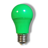 Lampada Led Bulbo A60 6w Colorida Decorativa E27 Biv Cor Da Luz Verde Voltagem 110v/220v (bivolt)