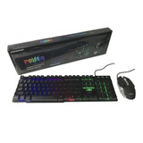 Teclado Mouse Gamer Power  Rgb