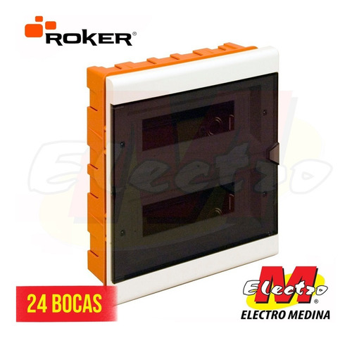 Tablero Embutir 24 Bocas Zm724 Zm 724 Roker Electro Medina