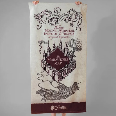 Toalla Tulum Vianney Harry Potter Hogwarts 70x140cm Beige Hogwarts Potter | Envío gratis