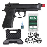 Pistola Airsoft M92 Blowback Metal Greengás Rossi 6mm