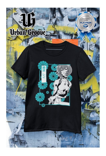 Playera De Anime Evangelion Rei Ayanami Nerv V 00-6n