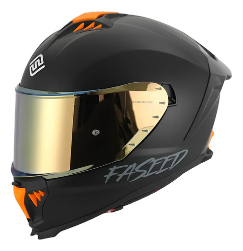 Casco Integral Moto Faseed Certificacion Europea Ece06 Lente | Meses sin interés