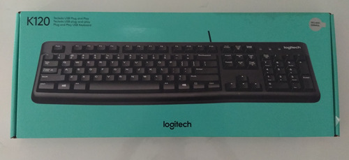 Teclado Logitech K120 Usb Español Negro