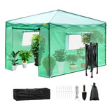 Invernadero Portátil Carpa 12x8x8 Ft Verde 