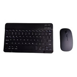 Kit Teclado Mouse Inalambrico Bluetooth Celular Tablet Pc 