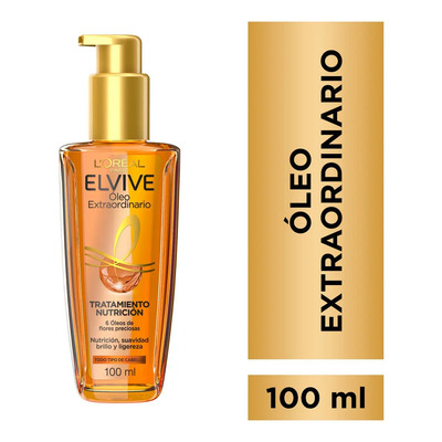 Óleo Extraordinario Reparación de Puntas L'Oréal Elvive 100Ml | Mismo precio en cuotas
