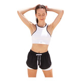 Conjunto Valentina Top Y Short Con Calza -  Aerofit Sw