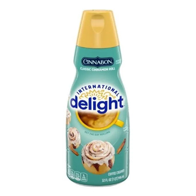 Delight Crema Liquida Sabor Cinnamon Roll 946ml Importado | MercadoLibre