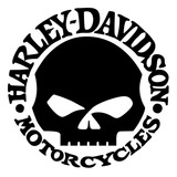 Sticker Harley Davidson Calavera Calcomania Vinil Estampado